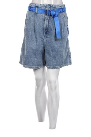 Pantaloni scurți de femei Karl Lagerfeld, Mărime S, Culoare Albastru, Preț 425,00 Lei