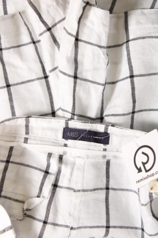 Pantaloni scurți de femei Marks & Spencer, Mărime L, Culoare Alb, Preț 41,00 Lei