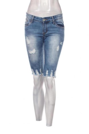 Γυναικείο κοντό παντελόνι Terranova, Μέγεθος S, Χρώμα Μπλέ, Τιμή 4,70 €