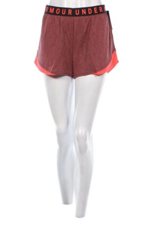 Γυναικείο κοντό παντελόνι Under Armour, Μέγεθος L, Χρώμα Κόκκινο, Τιμή 18,56 €