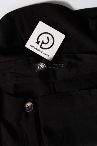 Γυναικείο κοντό παντελόνι Zara, Μέγεθος S, Χρώμα Μαύρο, Τιμή 7,62 €