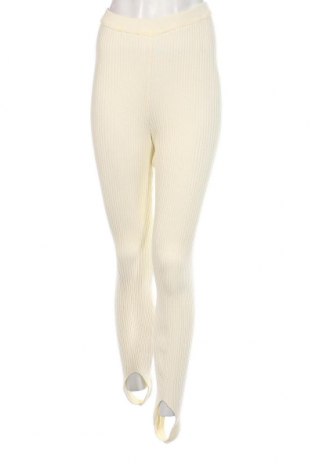 Damen Leggings NA-KD, Größe S, Farbe Ecru, Preis 13,16 €