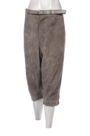 Pantaloni de piele pentru damă, Mărime XXL, Culoare Gri, Preț 181,04 Lei