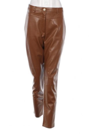 Γυναικείο παντελόνι δερμάτινο Betty & Co, Μέγεθος M, Χρώμα Καφέ, Τιμή 14,00 €