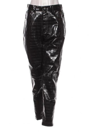 Γυναικείο παντελόνι δερμάτινο H&M, Μέγεθος M, Χρώμα Μαύρο, Τιμή 4,45 €