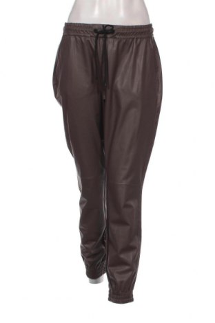 Γυναικείο παντελόνι δερμάτινο Mac, Μέγεθος L, Χρώμα Καφέ, Τιμή 14,00 €