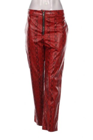 Pantaloni de piele pentru damă Pretty Little Thing, Mărime M, Culoare Roșu, Preț 35,69 Lei