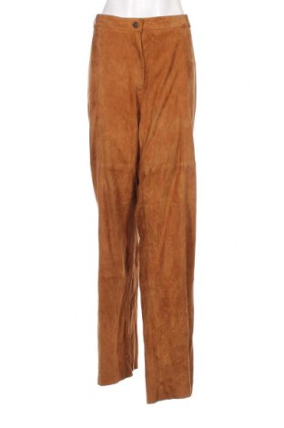 Dámské kožené kalhoty  Selection By Ulla Popken, Velikost 3XL, Barva Béžová, Cena  942,00 Kč