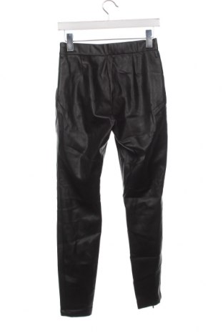 Дамски кожен панталон Zara, Размер M, Цвят Черен, Цена 20,00 лв.