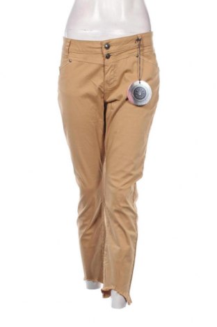 Γυναικείο παντελόνι Blue Monkey, Μέγεθος XL, Χρώμα  Μπέζ, Τιμή 28,45 €