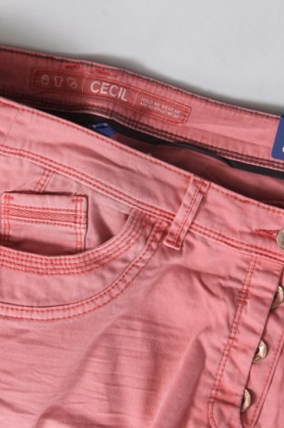 Damskie spodnie Cecil, Rozmiar XL, Kolor Różowy, Cena 53,33 zł