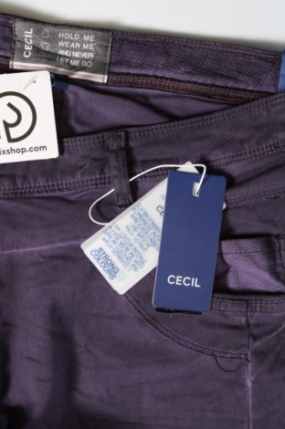 Dámské kalhoty  Cecil, Velikost XL, Barva Fialová, Cena  315,00 Kč