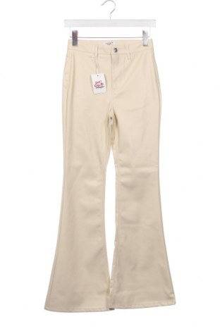 Дамски панталон Jennyfer, Размер S, Цвят Бежов, Цена 46,00 лв.
