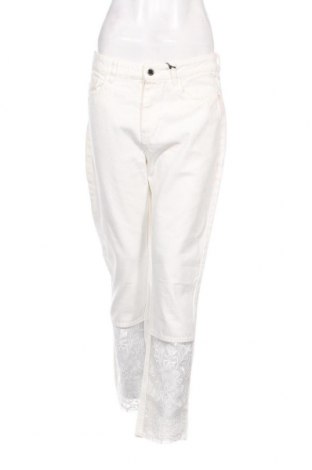 Pantaloni de femei Mango, Mărime M, Culoare Alb, Preț 104,08 Lei