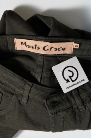 Γυναικείο παντελόνι Manila Grace, Μέγεθος M, Χρώμα Πράσινο, Τιμή 7,30 €