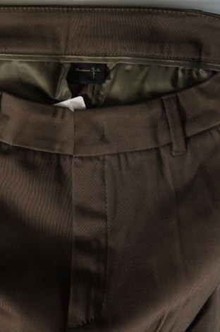 Дамски панталон Massimo Dutti, Размер XS, Цвят Зелен, Цена 63,05 лв.