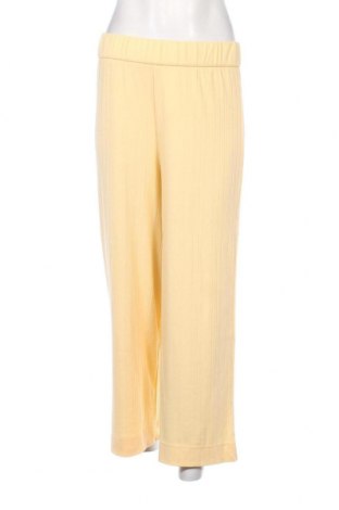 Pantaloni de femei Monki, Mărime S, Culoare Galben, Preț 67,70 Lei