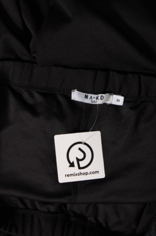 Pantaloni de femei NA-KD, Mărime XXL, Culoare Negru, Preț 42,93 Lei