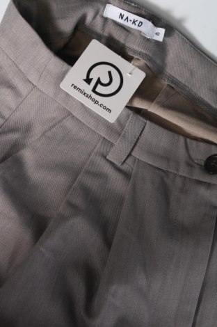 Дамски панталон NA-KD, Размер M, Цвят Сив, Цена 27,43 лв.