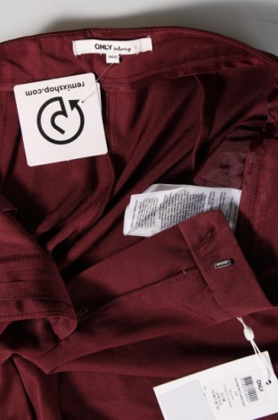 Dámske nohavice ONLY, Veľkosť S, Farba Červená, Cena  27,84 €