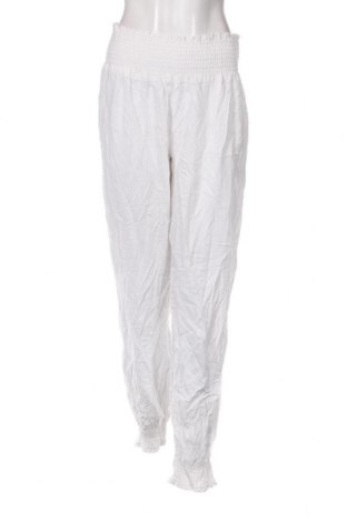 Γυναικείο παντελόνι Okay, Μέγεθος L, Χρώμα Λευκό, Τιμή 17,94 €