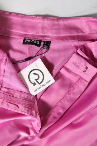 Дамски панталон Pieces, Размер S, Цвят Розов, Цена 54,00 лв.