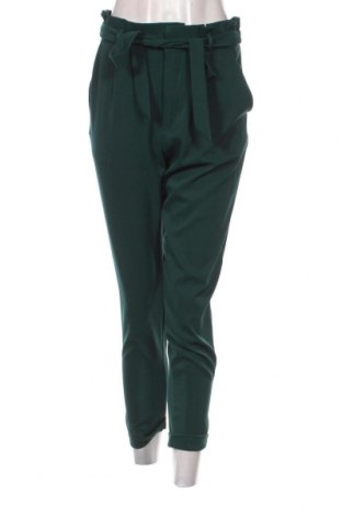 Pantaloni de femei Pull&Bear, Mărime S, Culoare Verde, Preț 48,60 Lei