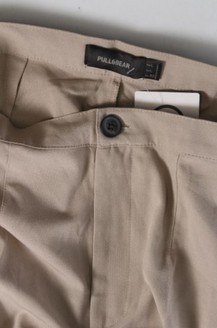 Дамски панталон Pull&Bear, Размер L, Цвят Бежов, Цена 22,08 лв.