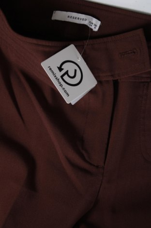 Dámské kalhoty  Reserved, Velikost M, Barva Hnědá, Cena  187,00 Kč