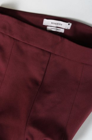 Dámske nohavice Reserved, Veľkosť XS, Farba Červená, Cena  4,47 €