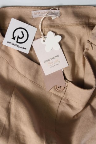 Γυναικείο παντελόνι Rinascimento, Μέγεθος L, Χρώμα  Μπέζ, Τιμή 75,26 €