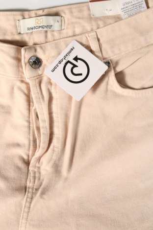 Pantaloni de femei Rinascimento, Mărime L, Culoare Bej, Preț 390,10 Lei