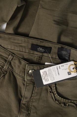 Γυναικείο παντελόνι S.Oliver Black Label, Μέγεθος XS, Χρώμα Πράσινο, Τιμή 7,70 €