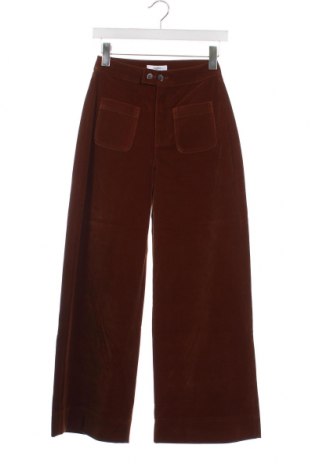 Дамски панталон SUNCOO, Размер XS, Цвят Кафяв, Цена 29,20 лв.