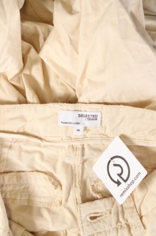 Pantaloni de femei Selected Femme, Mărime S, Culoare Bej, Preț 25,66 Lei