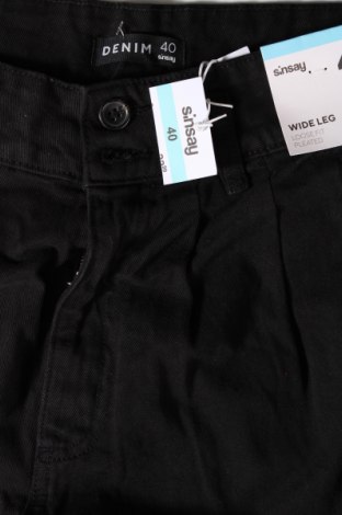 Дамски панталон Sinsay, Размер M, Цвят Черен, Цена 18,86 лв.