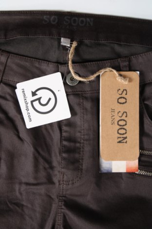 Дамски панталон So Soon, Размер L, Цвят Кафяв, Цена 16,10 лв.