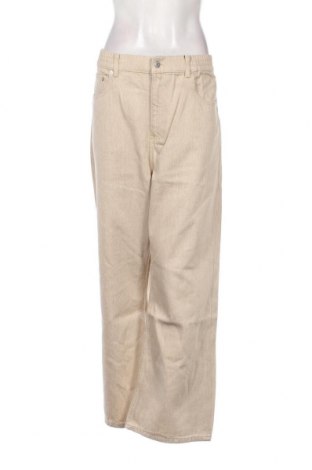 Дамски панталон Weekday, Размер XL, Цвят Бежов, Цена 22,14 лв.