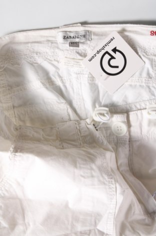 Дамски панталон Zabaione, Размер L, Цвят Бял, Цена 29,00 лв.