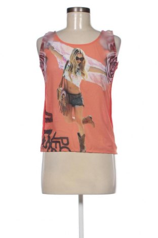 Γυναικείο αμάνικο μπλουζάκι, Μέγεθος M, Χρώμα Πορτοκαλί, Τιμή 1,68 €