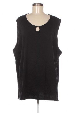 Γυναικείο αμάνικο μπλουζάκι, Μέγεθος 4XL, Χρώμα Μαύρο, Τιμή 6,19 €