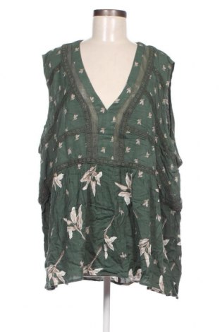 Γυναικείο αμάνικο μπλουζάκι Avella, Μέγεθος 4XL, Χρώμα Πράσινο, Τιμή 11,30 €