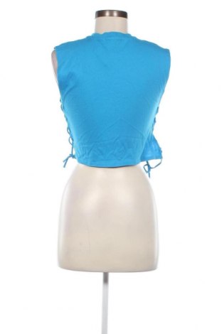 Γυναικείο αμάνικο μπλουζάκι Bershka, Μέγεθος XS, Χρώμα Μπλέ, Τιμή 8,04 €