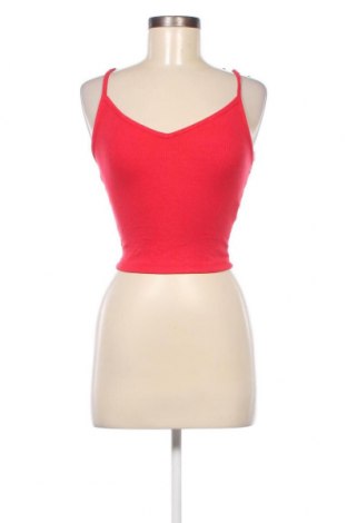 Γυναικείο αμάνικο μπλουζάκι Bershka, Μέγεθος S, Χρώμα Κόκκινο, Τιμή 3,90 €