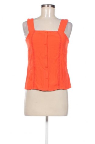 Γυναικείο αμάνικο μπλουζάκι Camaieu, Μέγεθος XS, Χρώμα Πορτοκαλί, Τιμή 3,90 €