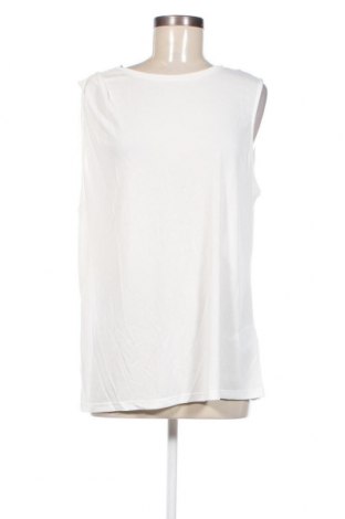 Γυναικείο αμάνικο μπλουζάκι Camaieu, Μέγεθος XXL, Χρώμα Λευκό, Τιμή 5,84 €