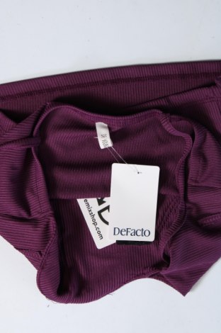 Γυναικείο αμάνικο μπλουζάκι Defacto, Μέγεθος S, Χρώμα Βιολετί, Τιμή 4,98 €