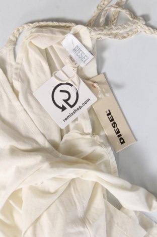 Γυναικείο αμάνικο μπλουζάκι Diesel, Μέγεθος L, Χρώμα Εκρού, Τιμή 7,01 €