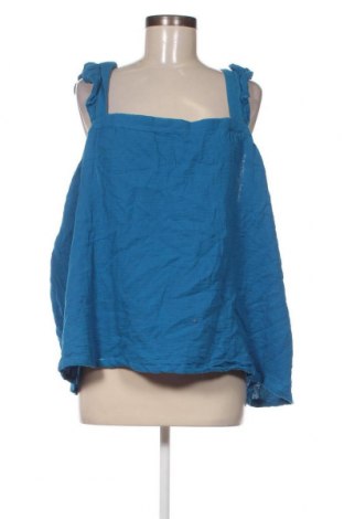 Γυναικείο αμάνικο μπλουζάκι Ed.it.ed, Μέγεθος 4XL, Χρώμα Μπλέ, Τιμή 7,80 €