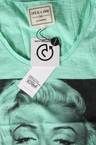 Damska koszulka na ramiączkach Eleven Paris, Rozmiar XS, Kolor Zielony, Cena 81,56 zł